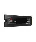 Disco SSD Samsung 990 PRO 2TB/ M.2 2280 PCIe 4.0/ con Disipador de Calor/ Compatible con PS5 y PC