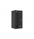 Armario lanberg mural rack 10pulgadas 12u - 280x310 flat pack negro puerta cristal