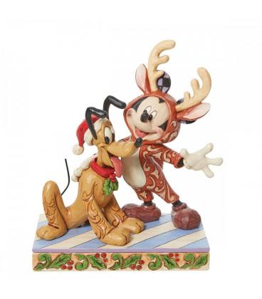 Figura enesco disney mickey & pluto