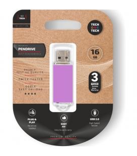 Pendrive 16gb tech one tech basic usb 2.0/ purpura claro