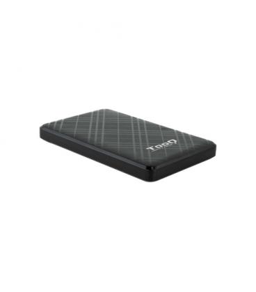 Caja Externa para Disco Duro de 2.5" TooQ TQE-2500B/ USB 3.1/ Sin Tornillos