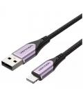 Cable usb 2.0 lightning vention labvf/ usb macho - lightning macho/ 1m/ morado