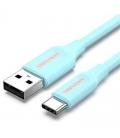 Cable usb 2.0 vention coksg/ usb tipo-c macho - usb macho/ 1.5m/ azul