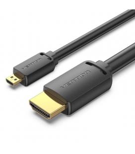 Cable micro hdmi 2.0 4k vention agibf/ hdmi macho - micro hdmi macho/ 1m/ negro