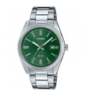 Reloj analógico casio collection men mtp-1302pd-3avef/ 44mm/ plata y verde
