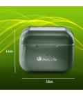 Auriculares Bluetooth NGS Ártica Bloom con estuche de carga/ Autonomía 6h/ Verdes