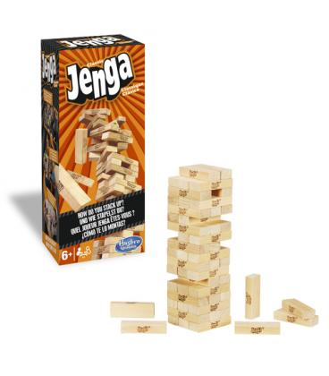 Hasbro Gaming Classic Jenga Juego de mesa Habilidad motriz fina (destreza)