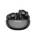 Vention NBFB0 auricular y casco Auriculares Inalámbrico Dentro de oído Llamadas/Música/Deporte/Uso diario Bluetooth Negro