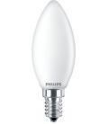 Bombilla Led Philips LED Classic/ Casquillo E14/ 4.3W/ 470 Lúmenes/ 2700K/ Pack de 2 Uds