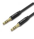 Vention Cable Estéreo BAXBD/ Jack 3.5 Macho - Jack 3.5 Macho/ 50cm/ Negro