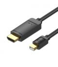 Vention Cable Conversor HAHBG/ Mini Displayport Macho - HDMI Macho/ 1.5m/ Negro