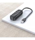 Vention Hub USB VAS-J43-B015/ 4xUSB/ 15cm