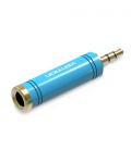 Vention 3.5mm Male to 6.5mm Female Audio Adapter Blue Metal Type