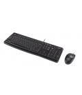 Logitech Desktop MK120 teclado USB QWERTY Inglés Negro