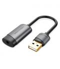 Vention Tarjeta de Sonido CDJHB/ USB Macho - Jack 3.5 Hembra