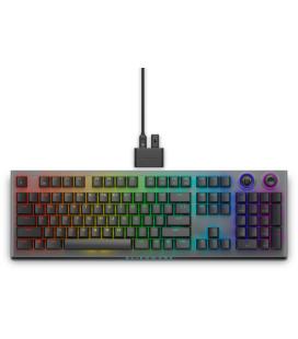 Teclado Dell Alienware Tri-Mode Wireless Gaming Aw920K Inalámbrico Ingles Gris