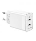 Cargador Gan de Pared Aisens ASCH-45W2P005-W/ 2xUSB Tipo-C/ 45W