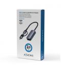 Adaptador USB - USB Tipo-C - RJ45 Aisens A109-0710/ 2500Mbps
