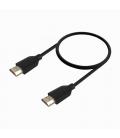 AISENS Cable HDMI V2.0 CCS Premium Alta Velocidad / Hec 4K@60Hz 18Gbps, A/M-A/M, Negro, 0.5m