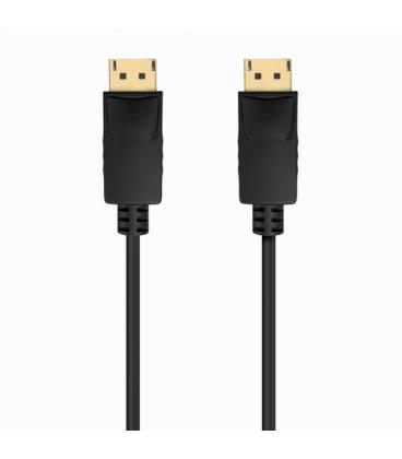 Cable DisplayPort 1.2 CCS 4K Aisens A124-0738/ DisplayPort Macho - DisplayPort Macho/ Hasta 5W/ 2300Mbps/ 1m/ Negro