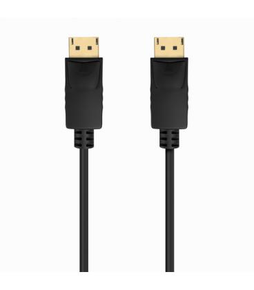 Cable DisplayPort 1.2 CCS 4K Aisens A124-0741/ DisplayPort Macho - DisplayPort Macho/ Hasta 5W/ 2300Mbps/ 3m/ Negro