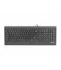 TECLADO NATEC BARRACUDA SLIM NEGRO