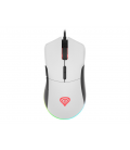 RATON GAMING GENESIS KRYPTON 290 RGB SENSOR OPTICO 6400 DPI BLANCO