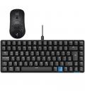 Pack gaming hiditec/ teclado mecánico inalámbrico gm1k + ratón inalámbrico gx30 pro wireless