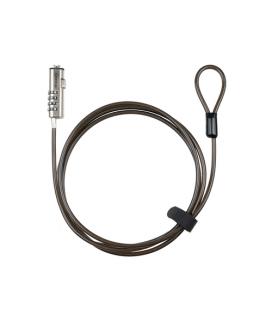 Tooq Cable seguridad T-Nano con combinación 1.5m