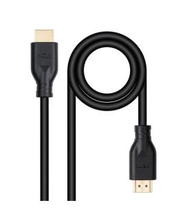 Nanocable Cable HDMI V2.0 4K@60Hz 18Gbps A/M-A/M CCS 0.5 m