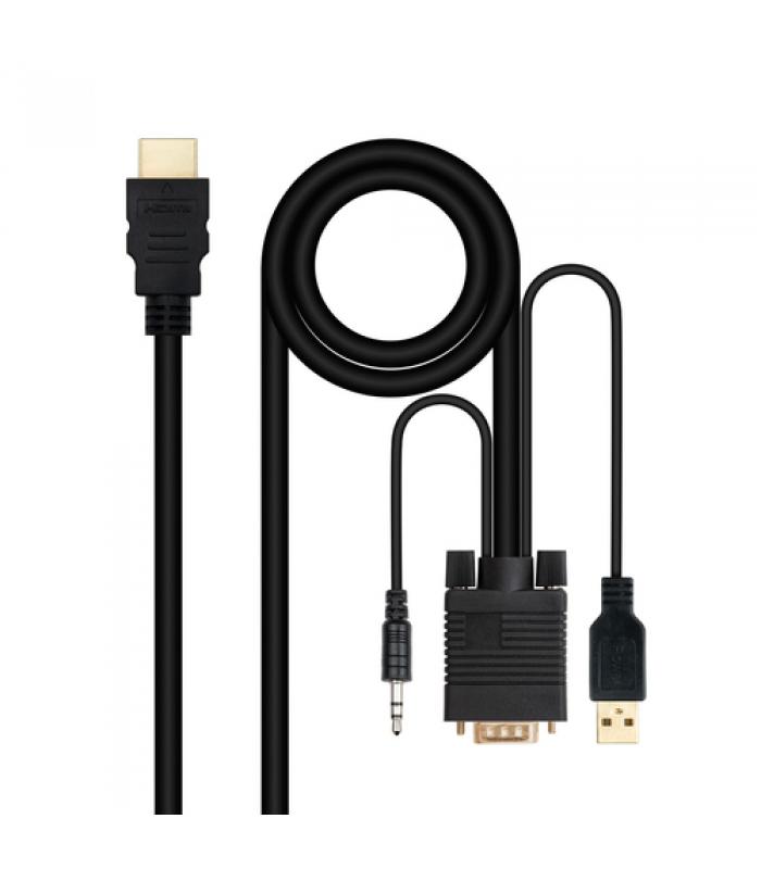 Nano Cable Jack 3.5 Macho a Jack 3.5 Hembra Cable