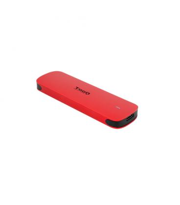 TooQ Caja externa para SSD M.2 NVMe, Rojo