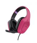 Auriculares Gaming con Micrófono Trust Gaming GXT 415 Zirox/ Jack 3.5/ Rosas