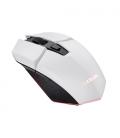 Ratón Gaming Inalámbrico Trust Gaming GXT 110 Felox/ Batería recargable/ Hasta 4800 DPI/ Blanco