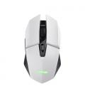 Ratón Gaming Inalámbrico Trust Gaming GXT 110 Felox/ Batería recargable/ Hasta 4800 DPI/ Blanco