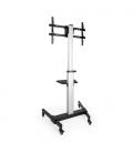 TooQ Hera Soporte de Suelo de Aluminio con Ruedas para Pantalla 37"-86"
