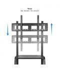 TooQ Coloso Soporte de Suelo con Ruedas para Pantalla 37"-100"