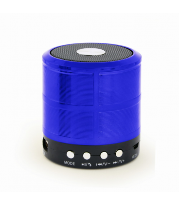 ALTAVOZ PORTATIL GEMBIRD SPK-BT-08-B 3W RMS BLUETOOTH AZUL