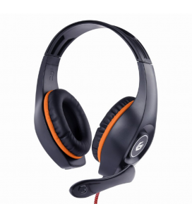 AURICULARES GEMBIRD NARANJA- NEGRO 3,5MM