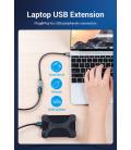 Vention Conversor CCWHB/ USB Tipo-C Macho - USB Hembra/ 15cm