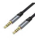 Vention Cable Estéreo BAQHG/ Jack 3.5 Macho - Jack 3.5 Macho/ 1.5m/ Gris