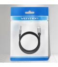 Vention Cable Conversor Audio BGKHF/ USB Tipo-C Macho - Jack 3.5 Macho/ 1m/ Gris