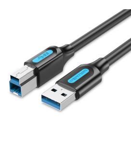 Vention Cable USB 3.0 Impresora COOBI/ USB Tipo-B Macho - USB Macho/ 3m/ Negro