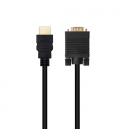 Nanocable Cable Conversor HDMI a VGA, 1.8 m, Negro