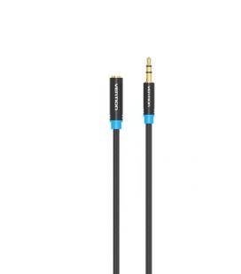 Vention Cable Estéreo VAB-B06-B050-M/ Jack 3.5 Macho - Jack 3.5 Hembra/ 50cm/ Negro