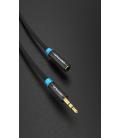 Vention Cable Estéreo VAB-B06-B050-M/ Jack 3.5 Macho - Jack 3.5 Hembra/ 50cm/ Negro