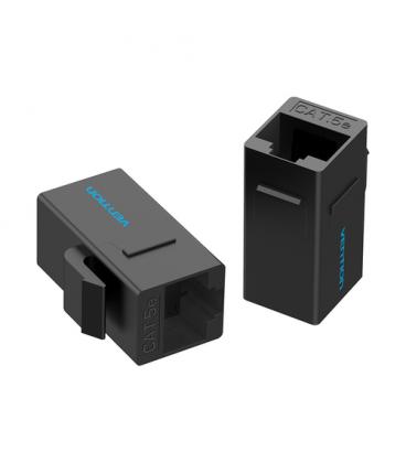 Vention Adaptador Conector RJ45 VDD-B07-B Cat5e UTP/ RJ45 Hembra - RJ45 Hembra/ Negro