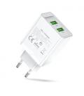 Vention Cargador de Pared FBAW0-EU/ 2xUSB/ 18W/ Blanco