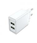 Vention Cargador de Pared FBAW0-EU/ 2xUSB/ 18W/ Blanco