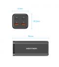 Vention Cargador de Pared FBSWG-EU/ 2xUSB Tipo-C/ 2xUSB/ 100W